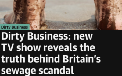 ‘Dirty Business’ docu-drama –  Channel 4 highlights the damaging effects of sewage on UK waterways…